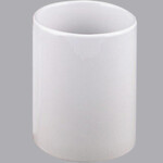 15oz White Ceramic Coffee Mug