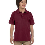 Youth 6 oz. Ringspun Cotton Piqué Short-Sleeve Polo T-Shirt