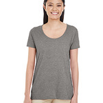 Ladies' Softstyle®  4.5 oz. Deep Scoop T-Shirt