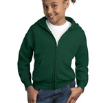 Youth ComfortBlend ® Full Zip Hooded Sweatshirt