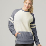 Women's Cozy Contrast Fleece Pullover