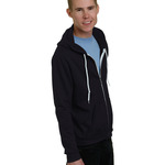 Unisex 7 oz., 50/50 Full-Zip Fashion Hooded Sweatshirt