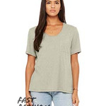 FWD Fashion Ladies' Flowy Pocket T-Shirt