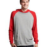 Adult Essential Raglan Pullover Hooded T-Shirt