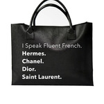 The Make Her Power Moves Tote - French Black