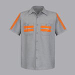 Enhanced Visibility Industrial Work Shirt