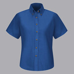 Women's Poplin Dress Shirt - Extended Sizes